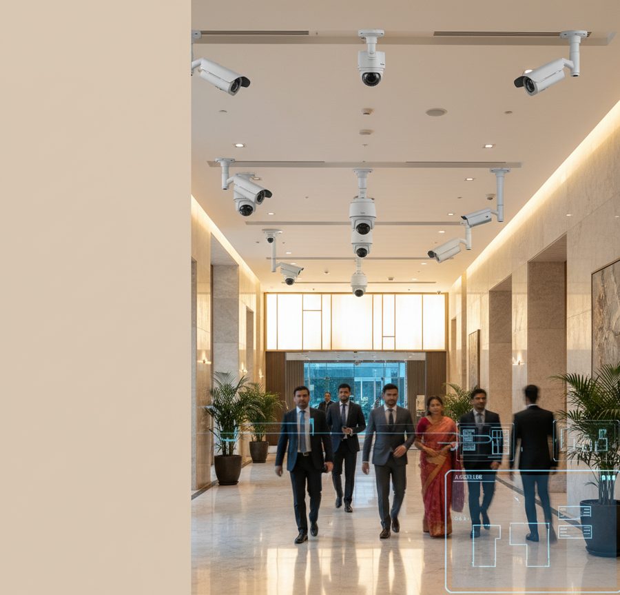 CCTV surveillance installation by Varsha Enterprises in Mumbai